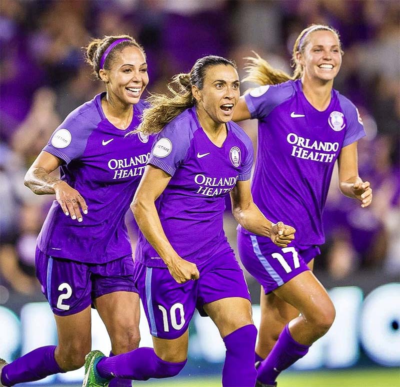 Jogos Orlando Pride - Time da Marta em Orlando