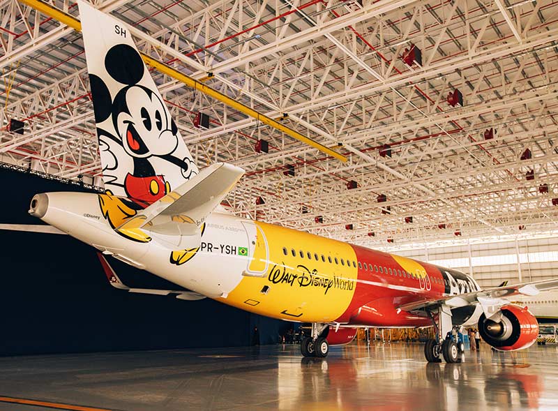 Evento avião Disney