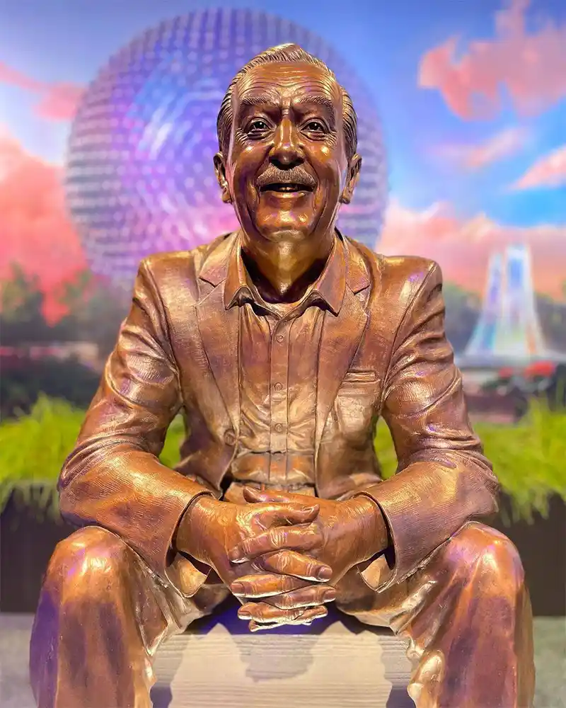 estátua de Walt Disney o EPCOT