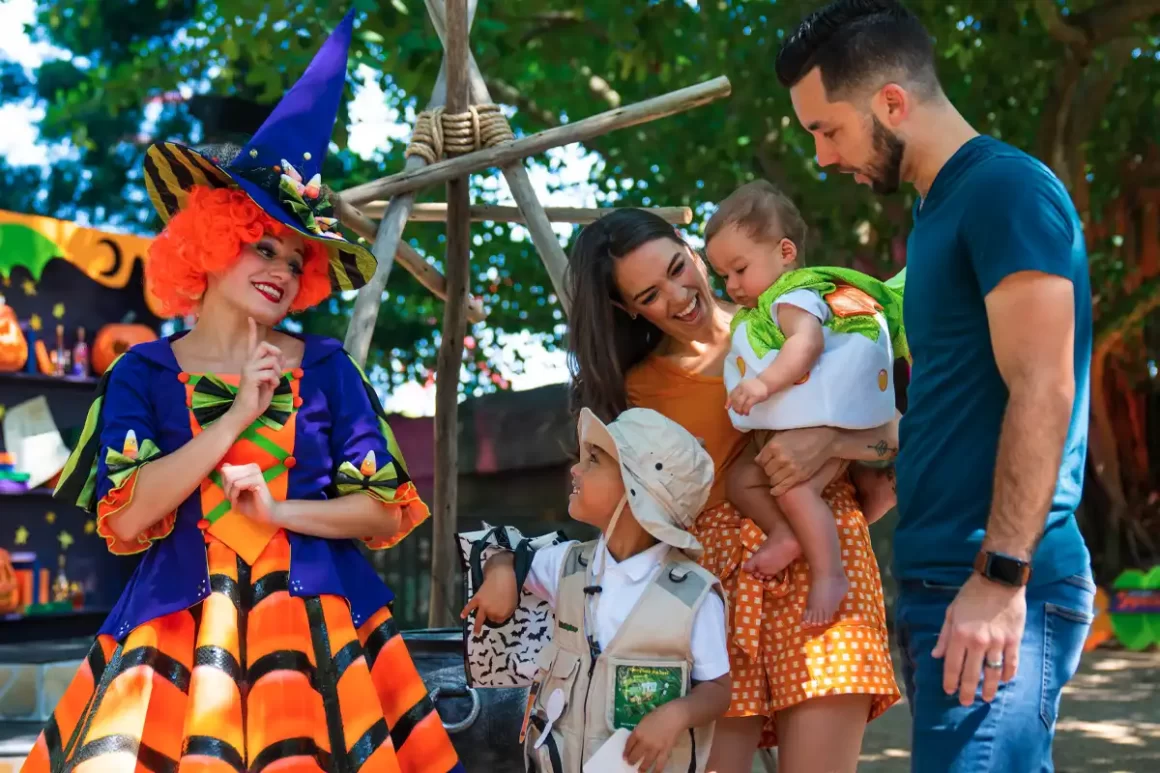 Halloween crianças Busch Gardens