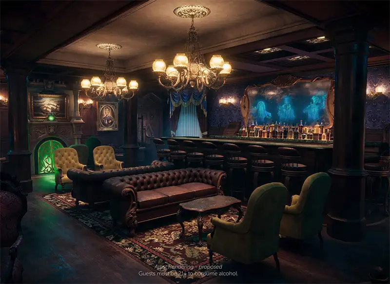 Haunted Mansion Parlor