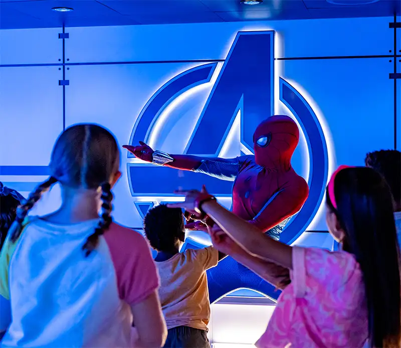 Homem-Aranha no Disney Destiny