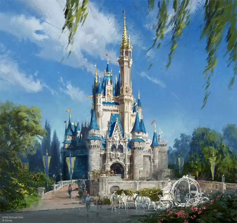 Castelo da Cinderela no Magic Kingdom voltará ao visual clássico